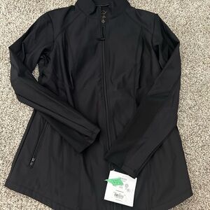 Women's Black Scrub Jacket